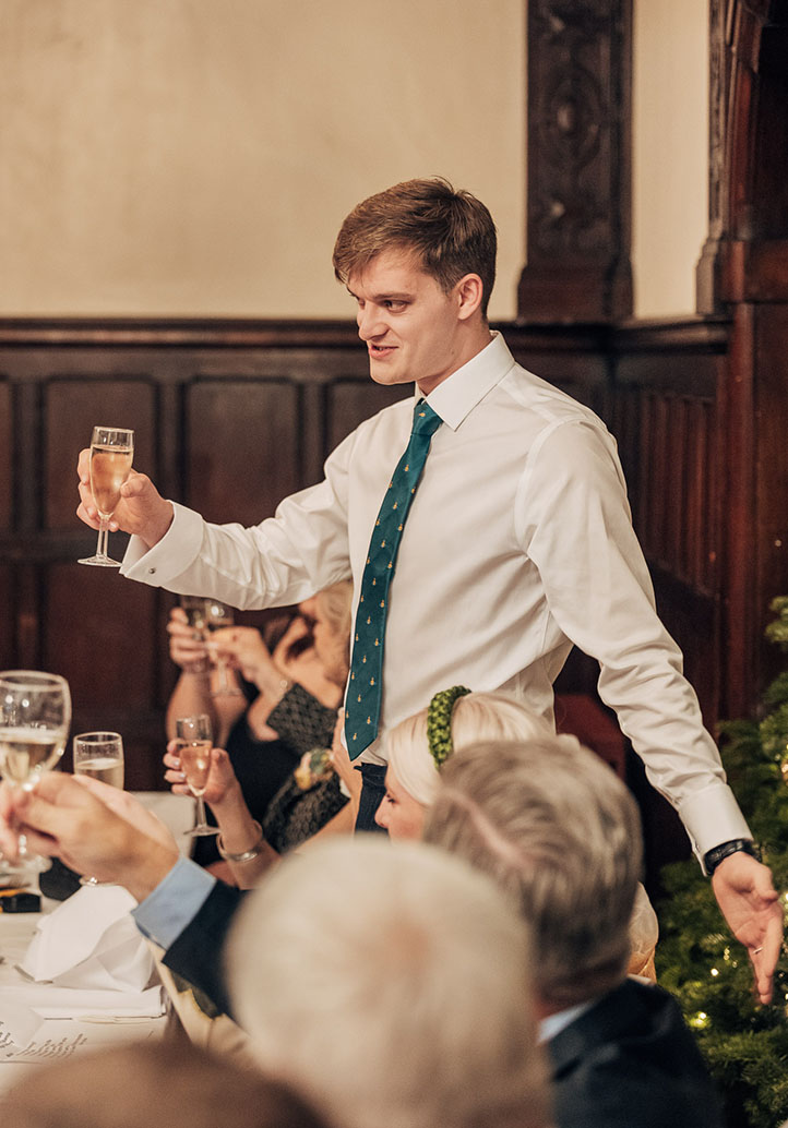 Whitstable Castle Kent Winter Wedding with Andrew Maddie