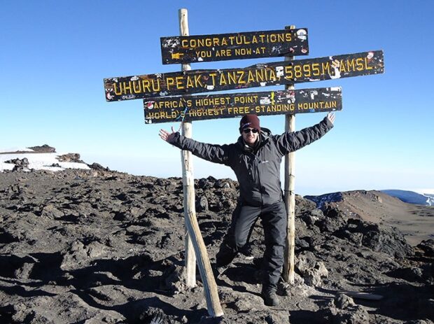 The summit of Kilimanjaro