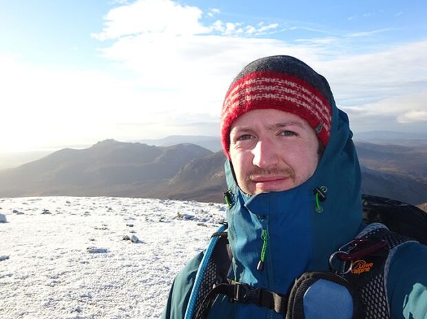 The summit of Slieve Donard in Northern Ireland